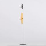mini: Lampa podłogowa KISS nowoczesna czarna G9 8W LED (3)