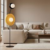 mini: Lampa podłogowa KISS nowoczesna czarna G9 8W LED (6)