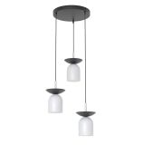 mini: Lampa wisząca EGO nowoczesna szara E14 10W LED (3)