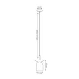 mini: Lampa wisząca EGO 1 nowoczesna biała E14 10W LED (5)