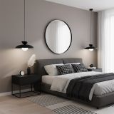 mini: Lampa wisząca MULAN nowoczesna czarna G9 8W LED (5)
