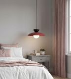 mini: Lampa wisząca MULAN nowoczesna burgundowa G9 8W LED (3)