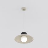 mini: Lampa wisząca MULAN nowoczesna beżowa G9 8W LED (2)