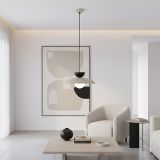 mini: Lampa wisząca MULAN nowoczesna beżowa G9 8W LED (7)