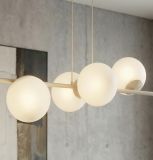 mini: Lampa wisząca MAGNUS nowoczesna beżowa E14 10W LED (5)