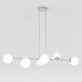 mini: Lampa wisząca MAGNUS nowoczesna beżowa E14 10W LED (6)