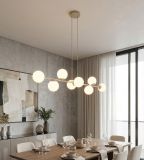 mini: Lampa wisząca MAGNUS nowoczesna beżowa E14 10W LED (8)