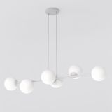 mini: Lampa wisząca MAGNUS nowoczesna szara E14 10W LED (1)