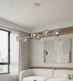mini: Lampa wisząca MAGNUS nowoczesna szara E14 10W LED (4)