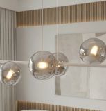 mini: Lampa wisząca MAGNUS nowoczesna szara E14 10W LED (5)