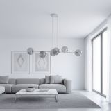 mini: Lampa wisząca MAGNUS nowoczesna szara E14 10W LED (8)
