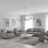 mini: Lampa wisząca MAGNUS nowoczesna szara E14 10W LED (7)