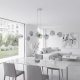 mini: Lampa wisząca MAGNUS nowoczesna szara E14 10W LED (8)