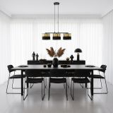 mini: Lampa wisząca LUX nowoczesna czarna E27 15W LED (5)