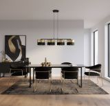 mini: Lampa wisząca LUX nowoczesna czarna E27 15W LED (3)