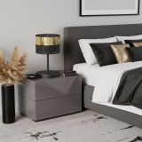 mini: Lampka biurkowa LUX nowoczesna czarna E27 15W LED (2)