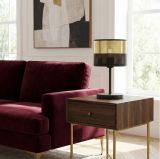 mini: Lampka biurkowa LUX nowoczesna czarna E27 15W LED (5)