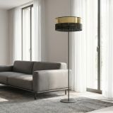 mini: Lampa podłogowa LUX nowoczesna czarna E27 15W LED (2)