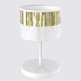 mini: Lampka biurkowa LUX nowoczesna biała E27 15W LED (1)