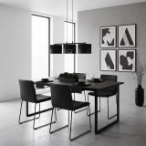 mini: Lampa wisząca KARBON nowoczesna czarna E27 15W LED (5)