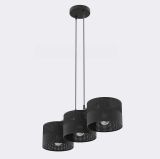 mini: Lampa wisząca KARBON nowoczesna czarna E27 15W LED (7)