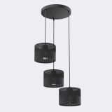mini: Lampa wisząca KARBON nowoczesna czarna E27 15W LED (2)