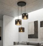 mini: Lampa wisząca KARBON nowoczesna czarna E27 15W LED (4)