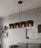 mini: Lampa wisząca KARBON nowoczesna czarna E27 15W LED (3)