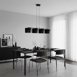 mini: Lampa wisząca KARBON nowoczesna czarna E27 15W LED (4)