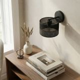 mini: Kinkiet KARBON nowoczesny czarny E27 15W LED (2)