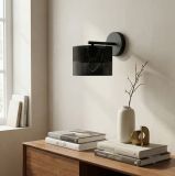 mini: Kinkiet KARBON nowoczesny czarny E27 15W LED (4)