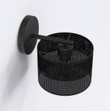 mini: Kinkiet KARBON nowoczesny czarny E27 15W LED (5)