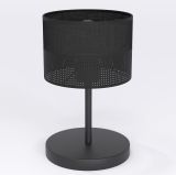 mini: Lampka biurkowa KARBON nowoczesna czarna E27 15W LED (1)