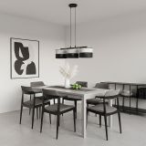 mini: Lampa wisząca KARBON nowoczesna szara E27 15W LED (5)