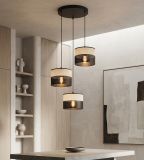 mini: Lampa wisząca KARBON nowoczesna czarna E27 15W LED (3)