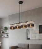 mini: Lampa wisząca KARBON nowoczesna czarna E27 15W LED (3)