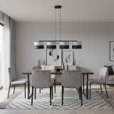 mini: Lampa wisząca KARBON nowoczesna czarna E27 15W LED (4)