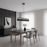 mini: Lampa wisząca KARBON nowoczesna czarna E27 15W LED (6)