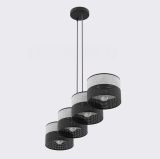 mini: Lampa wisząca KARBON nowoczesna czarna E27 15W LED (7)