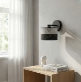 mini: Kinkiet KARBON nowoczesny czarny E27 15W LED (2)