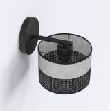 mini: Kinkiet KARBON nowoczesny czarny E27 15W LED (4)