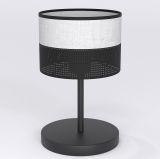 mini: Lampka biurkowa KARBON nowoczesna czarna E27 15W LED (1)