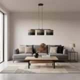 mini: Lampa wisząca KARBON nowoczesna czarna E27 15W LED (6)