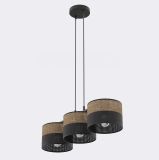 mini: Lampa wisząca KARBON nowoczesna czarna E27 15W LED (7)