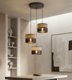 mini: Lampa wisząca KARBON nowoczesna czarna E27 15W LED (3)