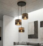 mini: Lampa wisząca KARBON nowoczesna czarna E27 15W LED (4)