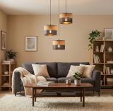 mini: Lampa wisząca KARBON nowoczesna czarna E27 15W LED (6)