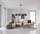 mini: Lampa wisząca KARBON nowoczesna czarna E27 15W LED (4)