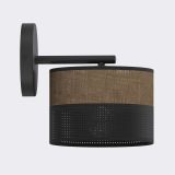 mini: Kinkiet KARBON nowoczesny czarny E27 15W LED (1)