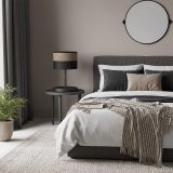 mini: Lampka biurkowa KARBON nowoczesna czarna E27 15W LED (2)
